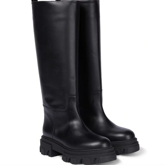 Gia Borghini Black Combat Boots - Picture 3 of 16